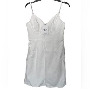 💕SOLD💕 Princess Polly Women’s 8 Mini Dress White Strapless Casual Sweetheart